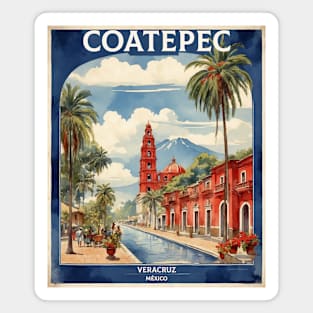 Coatepec Veracruz Mexico Vintage Tourism Travel Magnet